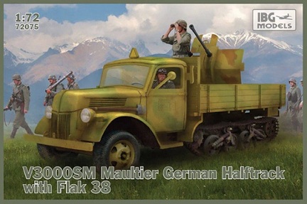 72075 IBG Models V3000S/SS M Maultier with Flak 38 1/72