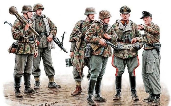 35162 Master Box Германские военные, 1945 год 1/35