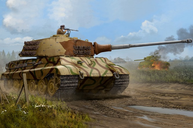 84533 Hobby Boss  Немецкий танк King Tiger (Henschel Prod.) 1/35