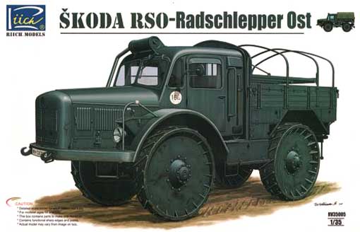 Сборная модель 35005 Riich Models Германский колёсный тягач 