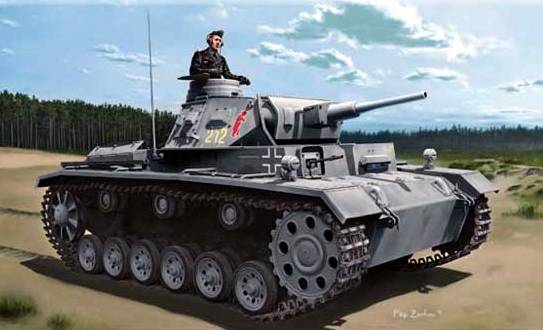 Сборная модель 6773 Dragon Танк Pz.Kpfw.III (5cm) (T) Ausf.G 