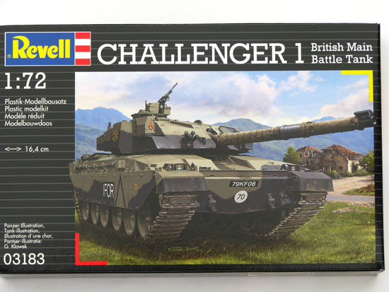 Сборная модель 03183 Revell Английский танк "Challenger I"