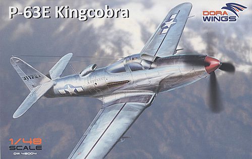 Сборная модель 48004 Dora Wings Самолет P-63E Kingcobra 