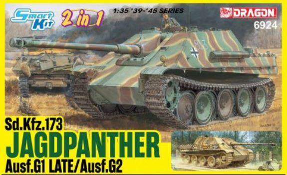 6924 Dragon САУ Jagdpanther Ausf.G1 Late Production / Ausf.G2 (2 in 1) 1/35