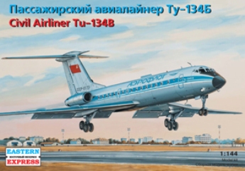 Сборная модель 14417 Восточный Экспресс Авиалайнер Туполев Ту-134 Б 