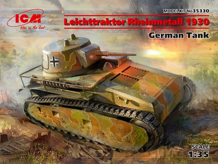 35330 ICM Германский танк Leichttraktor Rheinmetall 1930 1/35