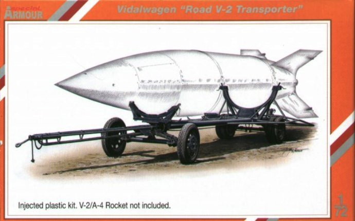 SA72009 Special Armor Vidalwagen "V2 Road Transporter" 1/72