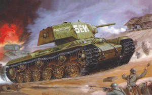 Сборная модель 303536 Моделист (Trumpeter) Тяжелый танк КВ -1