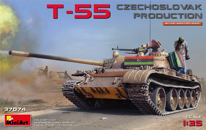 37074 MiniArt Т-55 Чехословацкого Производства 1/35