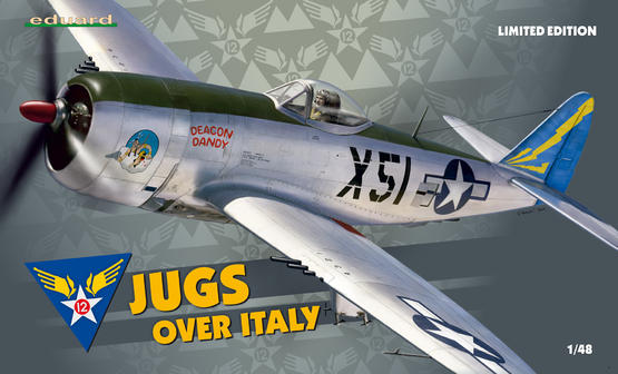  Сборная модель 1180 Eduard Самолет Jugs over Italy P-47D 