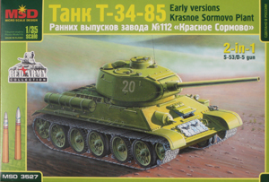 Сборная модель  3527 MSD-Maquette Танк Т-34/85 ранняя версия Завода 112 