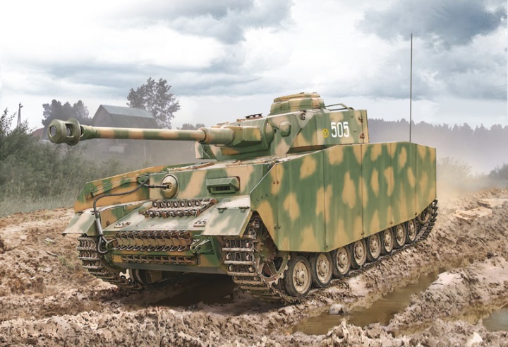 6578 Italeri Танк Pz. Kpfw. IV Ausf. H 1/35