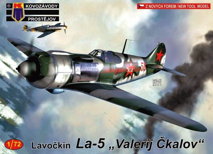 0172 Kovozavody Prostejov Самолёт La-5 „Valerij Čkalov“ 1/72