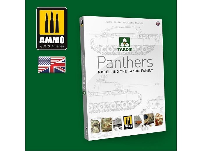 AMIG6270 AMMO MIG JIMENEZ Журнал "Panthers" Modelling the Takom family (англ. язык)