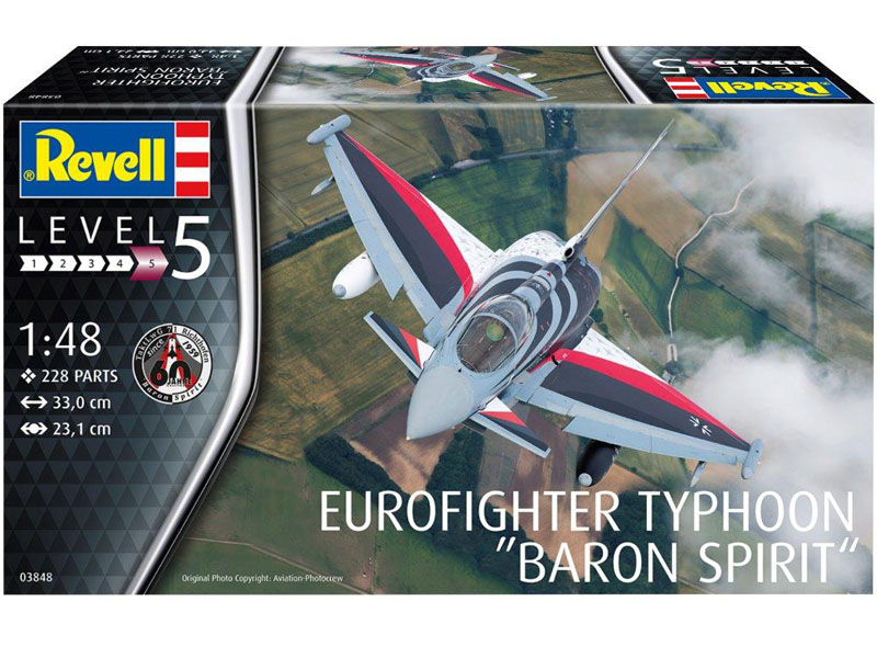 03848 Revell Самолет Eurofighter Typhoon"BARON SPIRIT" 1/48