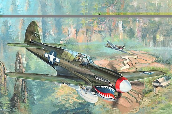 02212 Trumpeter Самолет P-40N War Hawk 1/32