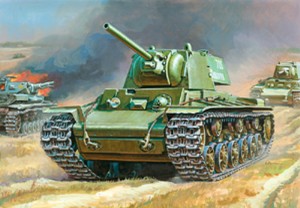 Сборная модель 3539 Звезда Советский танк КВ-1 