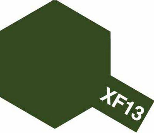 80313 Tamiya Краска эмалевая матовая XF-13 J. A. Green (Японская авиационная зеленая) 10мл.