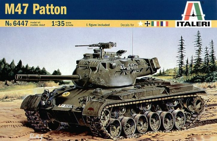 Сборная модель 6447 Italeri Танк M47 "Patton" 