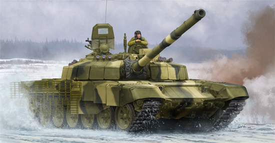 09507 Trumpeter Российский танк Т-72Б2 "Рогатка" T-72B2 Масштаб 1/35