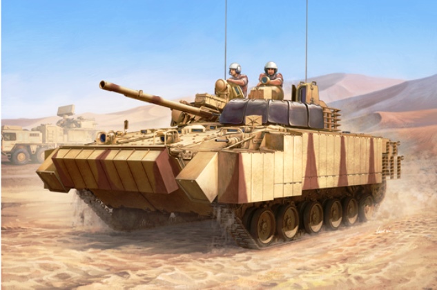 01532 Trumpeter BMP-3(UAE) w/ERA Titles and Combined Screens 1/35