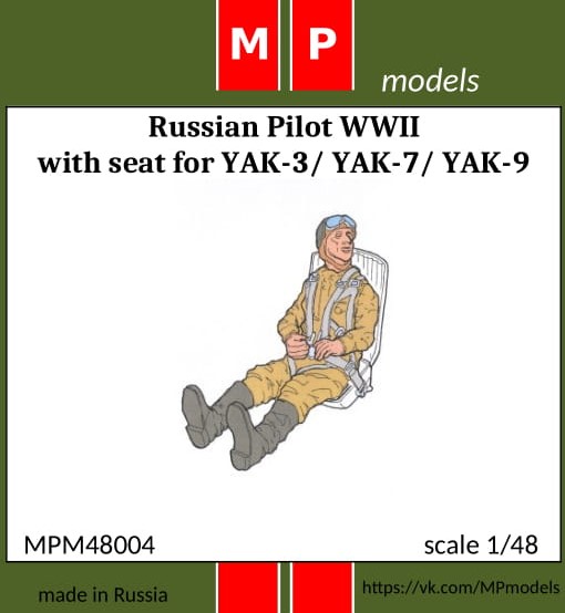 MPM48004 MP Models Пилот Як-3/7/9 1/48