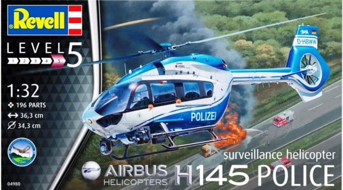 04980 Revell Полицейский вертолет H145 1/32
