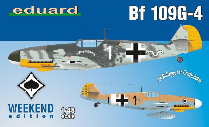 84149 Eduard Немецкий истребитель Bf 109G-4 (Weekend) 1/48