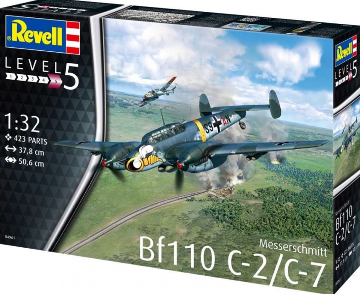 04961 Revell Истребитель Messerschmitt Bf110 C-7 1/32