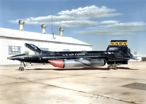72537 MPM Самолет X-15A-2 "Hi-tech Version" 1/72