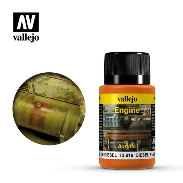 V-73816 Vallejo Weathering Effects. Пятна дизеля 40 мл