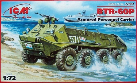 72901 ICM Бронетраспортёр BTR-60P 1/72