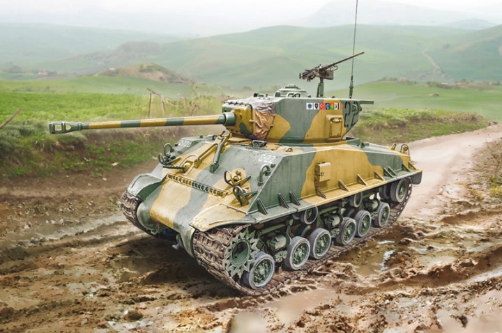 6586 Italeri Танк M4A3E8 Sherman 1/35