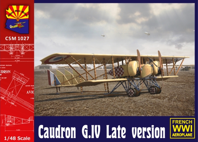 K1027  Copper State Models Caudron G. IV Late version 1/48