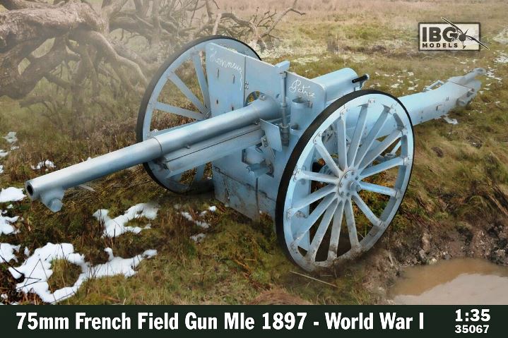 35067 IBG Models 75mm French Field Gun Mle 1897 WWI 1/35