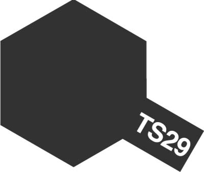 85029 Tamiya Краска-спрей TS-29 (Полуматовая черная) 100мл