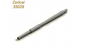 35029 Zedval 115 мм ствол пушки 2А20 для Т-62 1/35