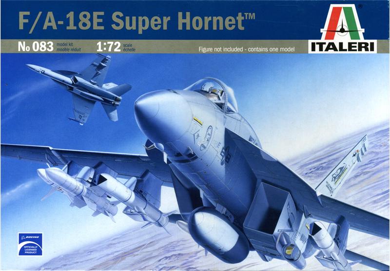 Сборная модель 083 Italeri Самолет F/A-18 E Super Hornet 