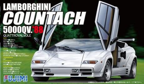 123677 Fujimi Автомобиль Lamborghini Countach 5000QV '88 1/24