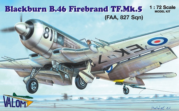 72141 Valom Самолет Blackburn Firebrand TF.Mk.5 (FAA, 827 Sqn) 1/72