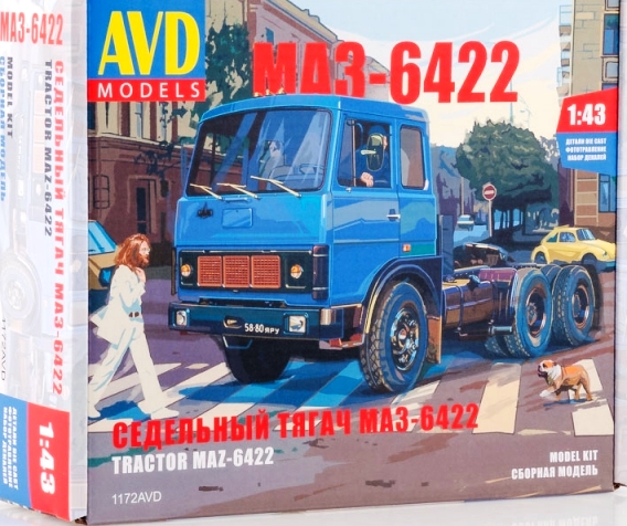 1172 AVD Models Автомобиль МАЗ-6422 ранний Масштаб 1/43