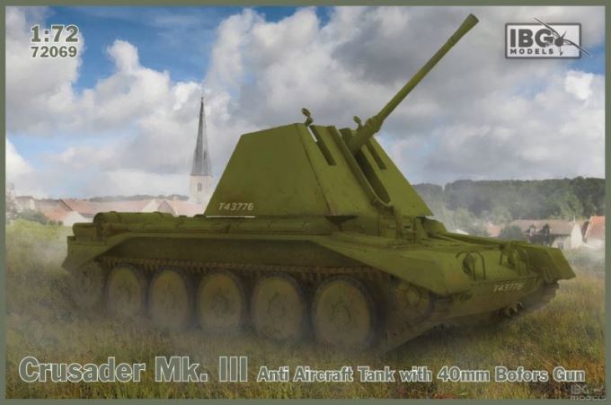 72069 IBG Models Crusader Mk.III Anti-Air Tank Mk.I with 40mm Bofors Gun 1/72