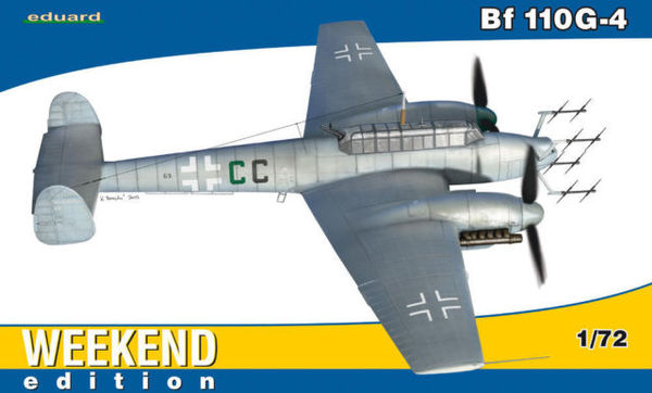 7422 Eduard Немецкий истребитель Bf 110G-4 (weekend edition) 1/72