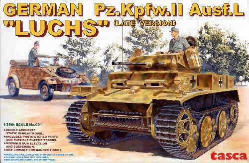 Сборная модель 35-001 Asuka Model Танк Pz.Kpfw.II Ausf.L "LUCHS"  
