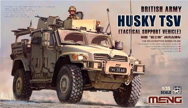 VS-009 MENG Model Британский бронеавтомобиль Husky TSV 1/35