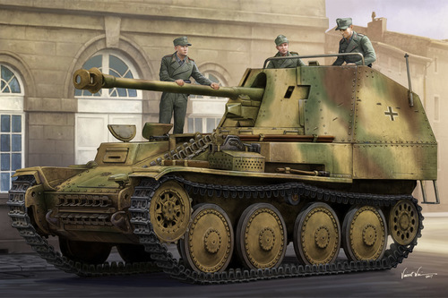 Сборная модель 80168 Hobby Boss Самоходное орудие Marder III Ausf.M Sd.Kfz 138Late