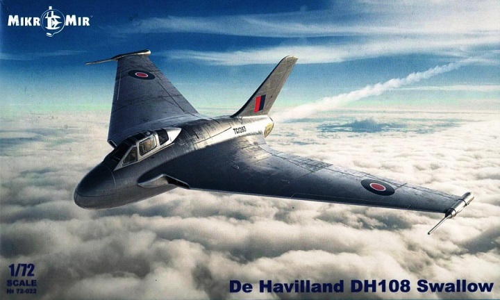 72022 MikroMir Самолет De Havilland DH108 Swallow 1/72
