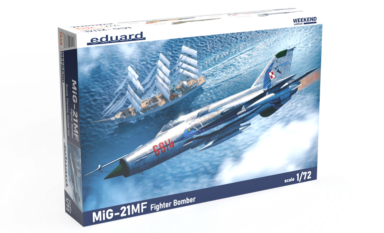 7458 Eduard Советский истребитель MiG-21 MF (Weekend) 1/72