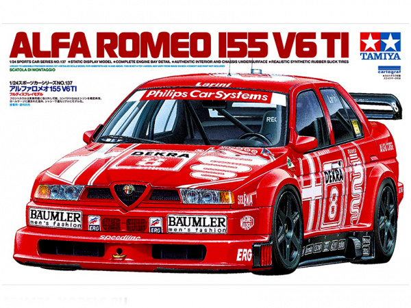 24137 Tamiya Автомобиль Alfa Romeo 155 V6 TI 1/24