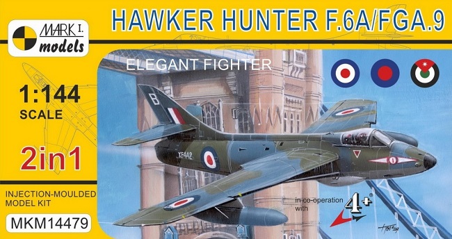MKM14479 Mark I.models Самолет Hawker Hunter F.6A/FGA.9 1/144
